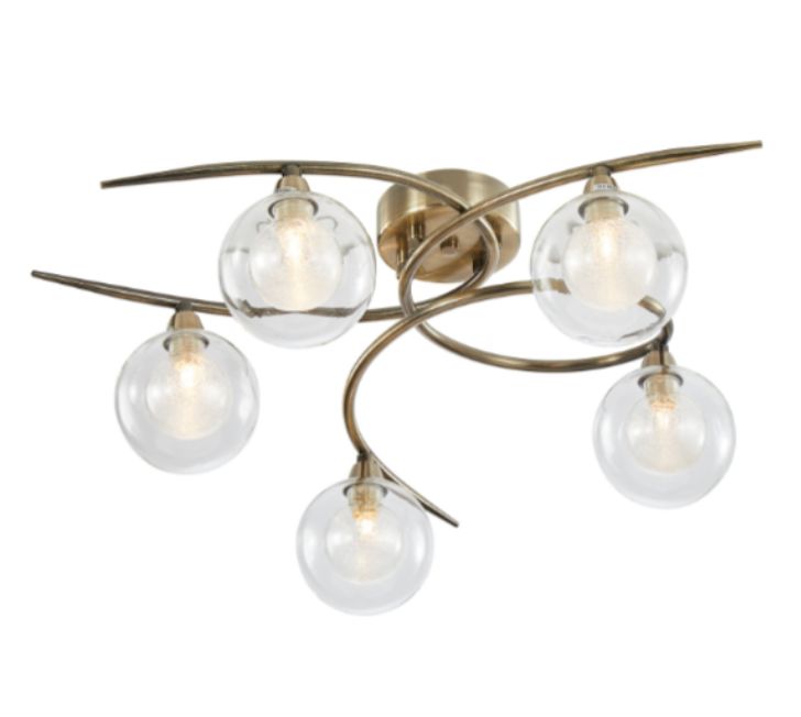 CELESTA plafonnier laiton 5L CELESTA plafonnier laiton 5L