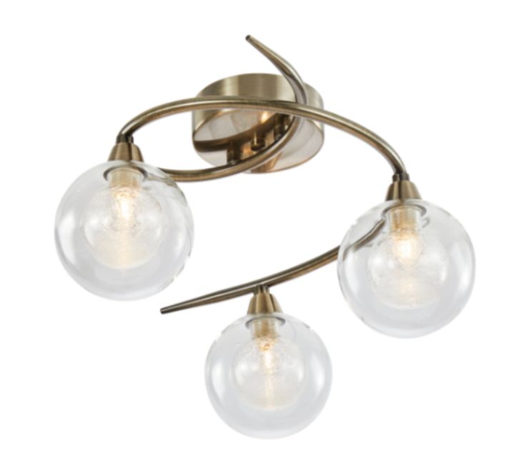 CELESTA plafonnier laiton 3L CELESTA plafonnier laiton 3L