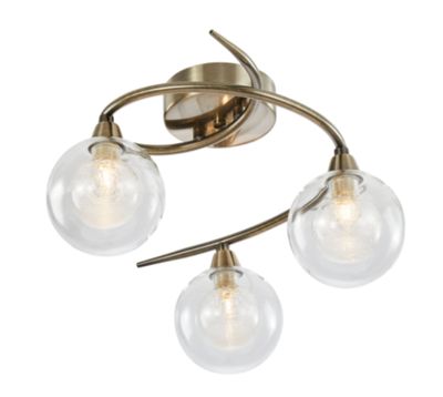 CELESTA plafonnier laiton 3L CELESTA plafonnier laiton 3L