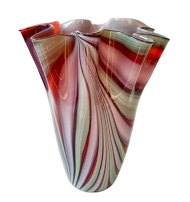 Vase en verre soufflé (ht. 36)
