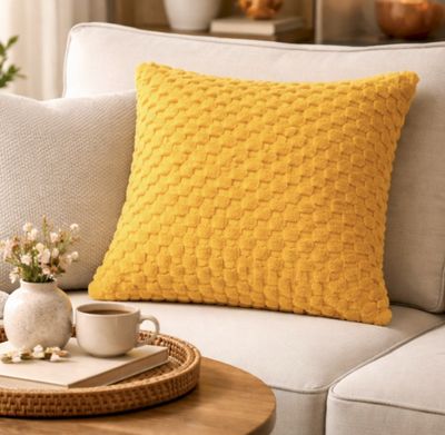 HELENA coussin 45x45 miel