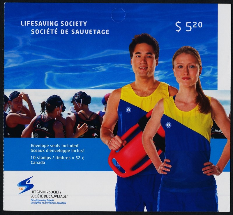 Canada 2282a Booklet MNH Lifesaving Society Centennial