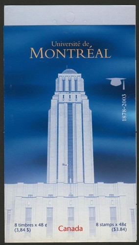 Canada 1977a Booklet BK273b MNH University of Montreal
