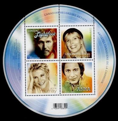 Canada 2221 MNH Music, Canadian Recording Artists