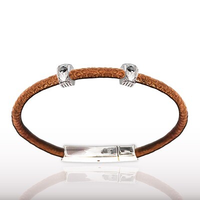 Designer Armband Sandbraun (S 074)