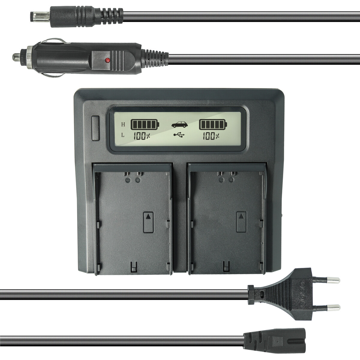 DUAL Ladegerät für Sony Akkus