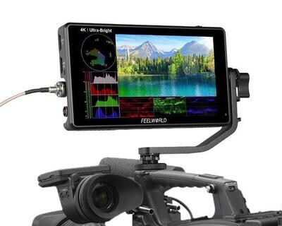 FEELWORLD LUT6S 6 Inch 2600nits HDR/3D LUT Touch Screen DSLR Camera Field Monitor FEELWORLD LUT6S 6 Inch 2600nits HDR/3D LUT Touch Screen DSLR Camera Field Monitor