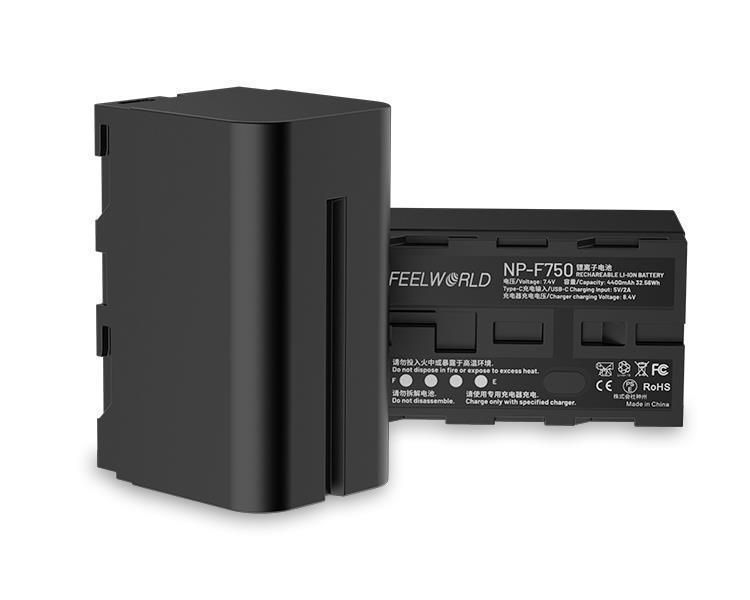 NP-F750 4400mAH / 7.4 Volt Li-ion Battery w. USB-C charging