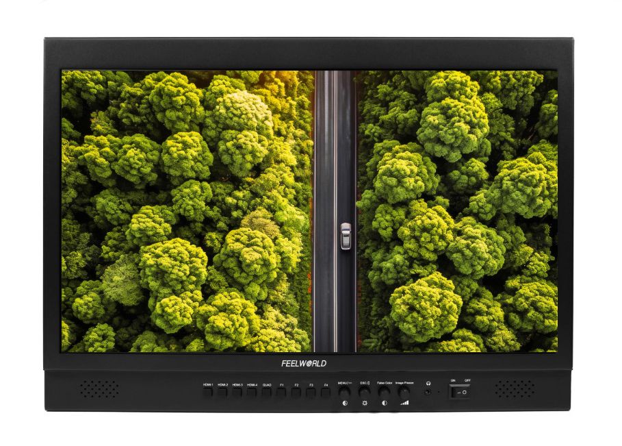 FEELWORLD 21.5&quot; Outdoor Industriemonitor mit Metallgehäuse 1920 x 1080 / 1000cdm2 / Quad View - NEUE VERSION 2025