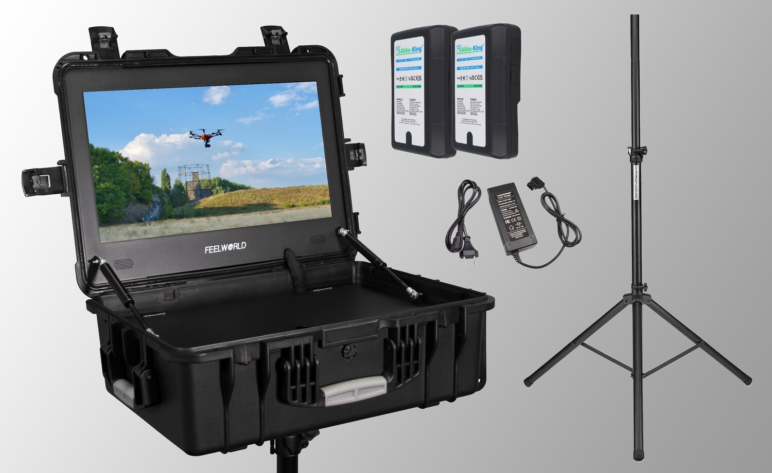 FEELWORLD 21.5" Case Monitor Outdoor Version SET