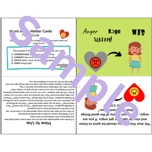 Heart of the Matter Cards (PDF)