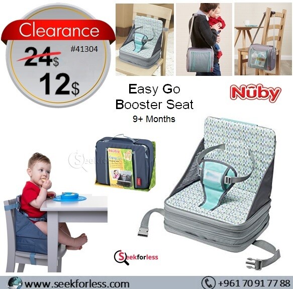 nuby easy go booster seat
