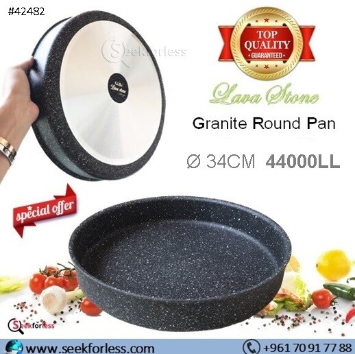 Granite Round Pan Ø34CM