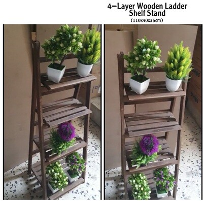 4-Layer Ladder Shelf