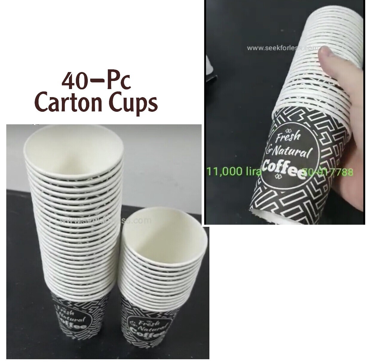 40–Pc Carton Cups