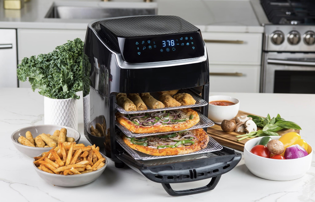 Air Fryer Oven - 3 in 1 - Air Fryer, Oven and Dehydrator Prepare delicious ...