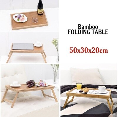 Folding Bamboo Table