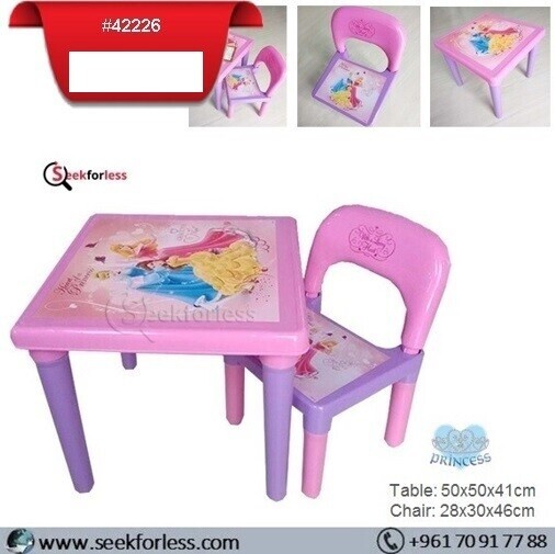 Plastic Table/ Chair (PRINCESS)