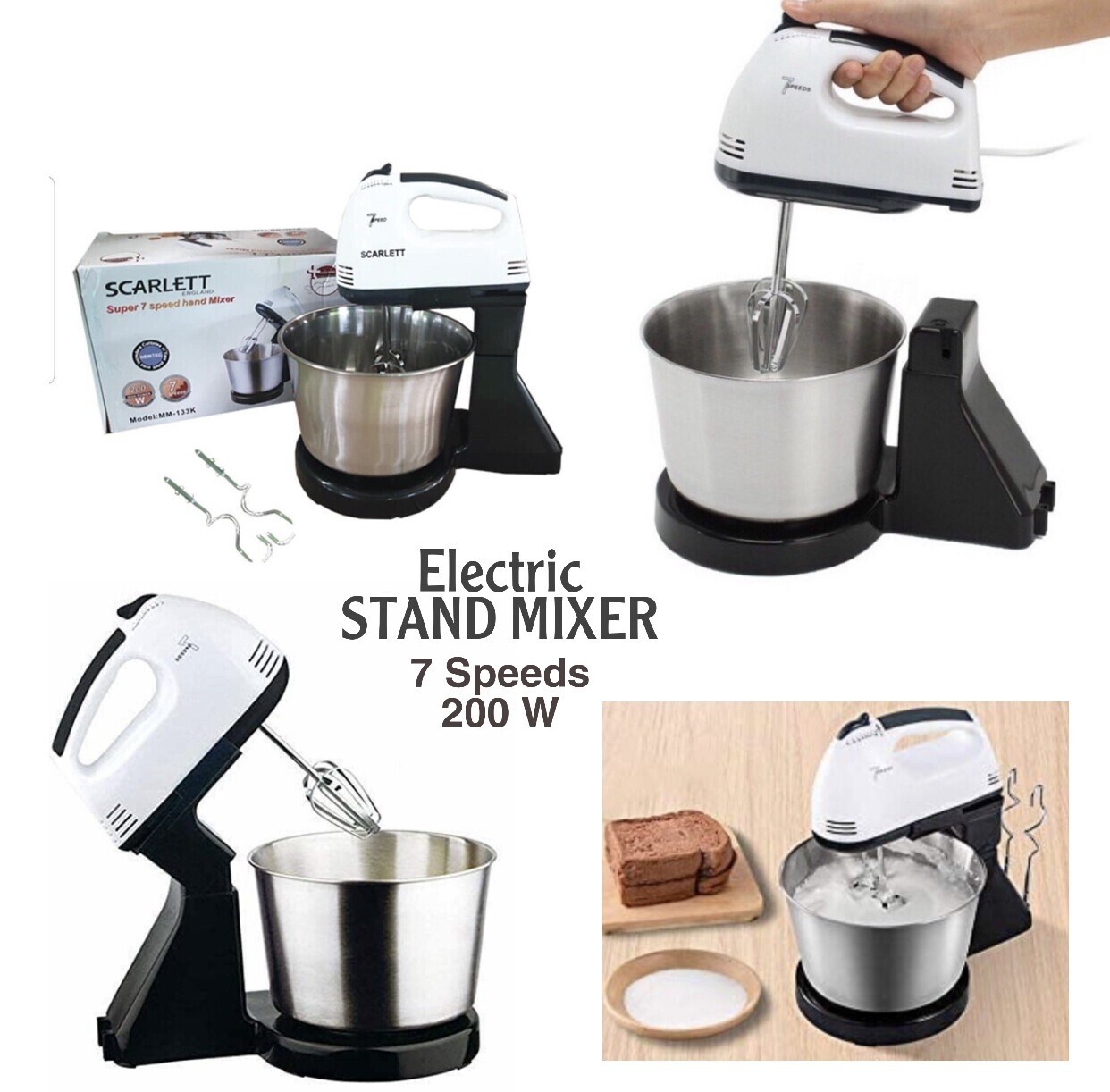 SCARLETT Stand Mixer (MM-133K)