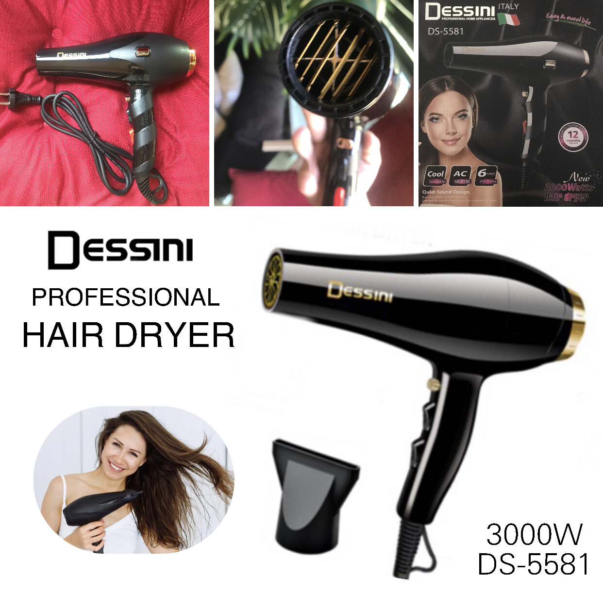 DESSINI Hair Dryer