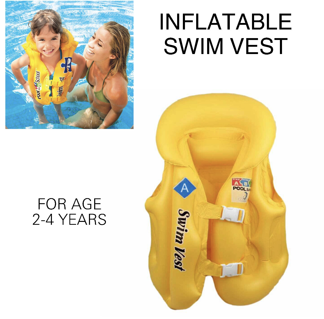 Inflatable Swim Vest