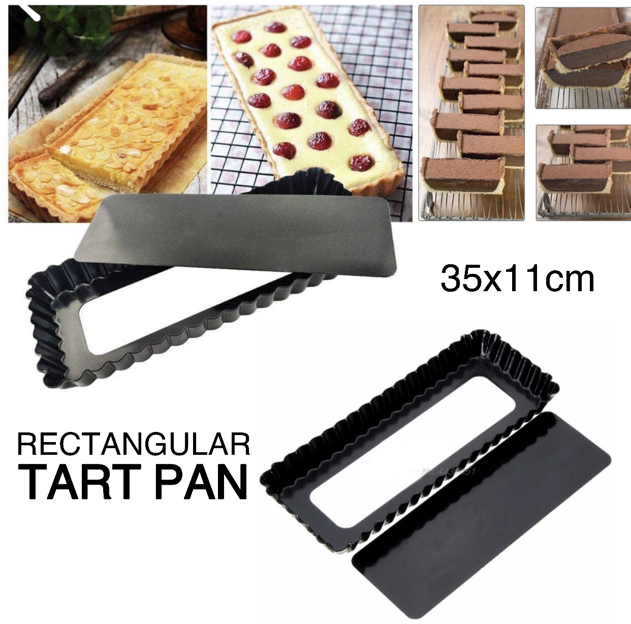 Rectangular Tart Pan 35cm