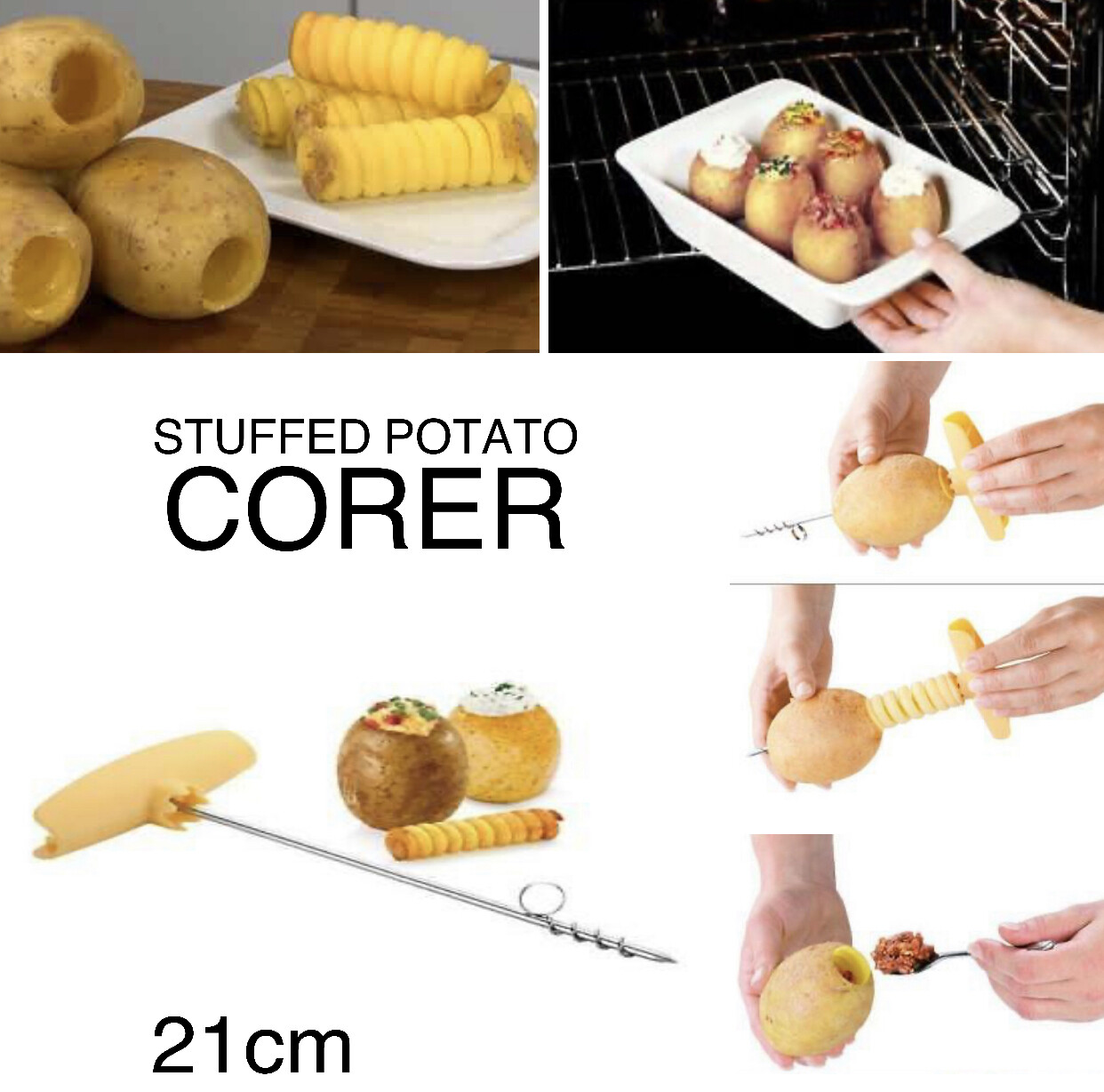 Stuffed Potato Corer