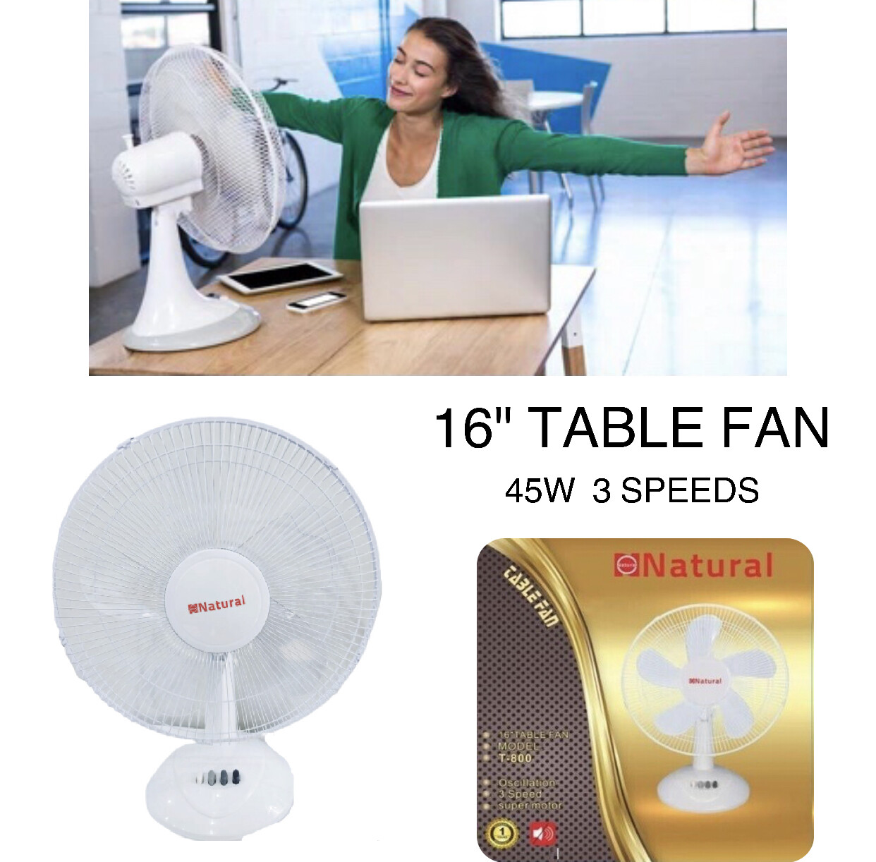 16" Table Fan
