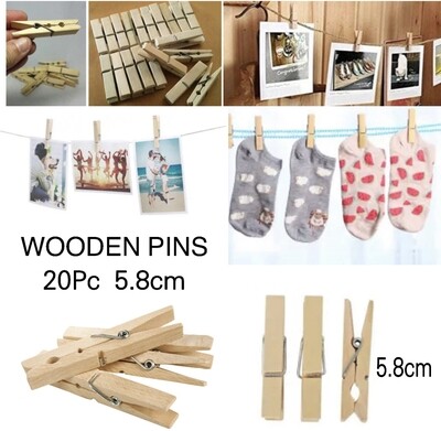 Wooden Pins 5.8cm