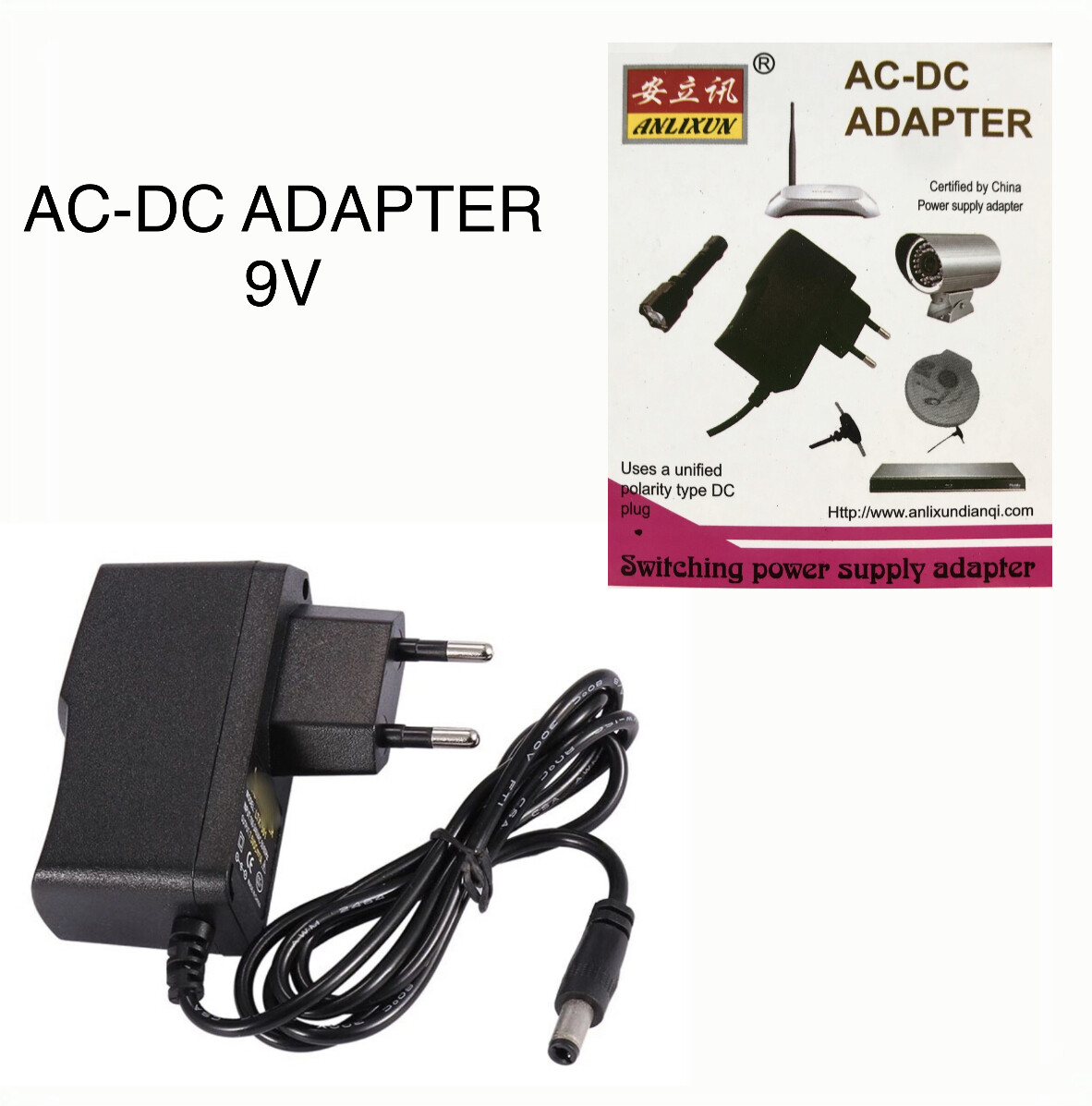 AC-DC Adapter 9V