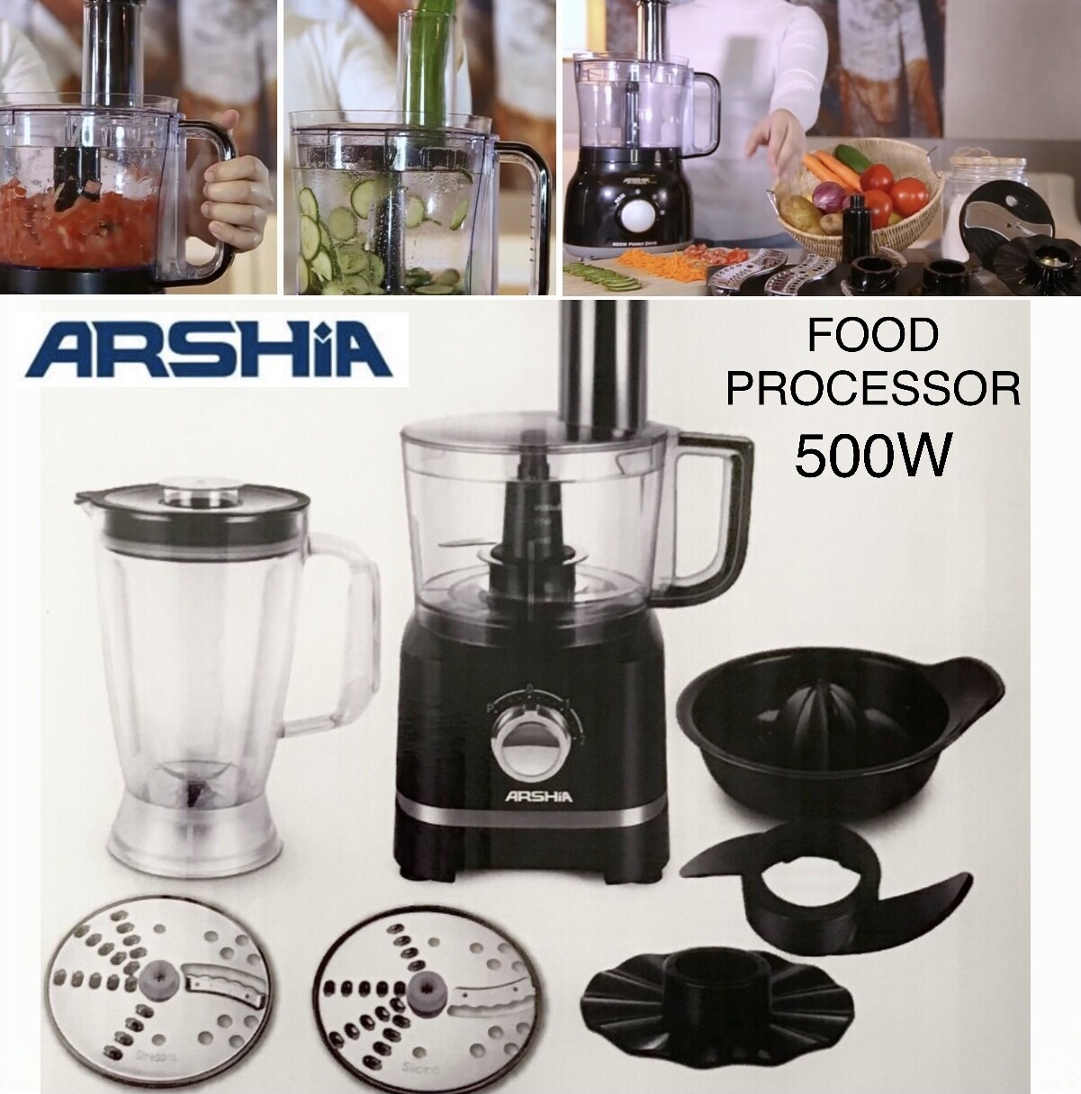 ARSHIA Food Processor
