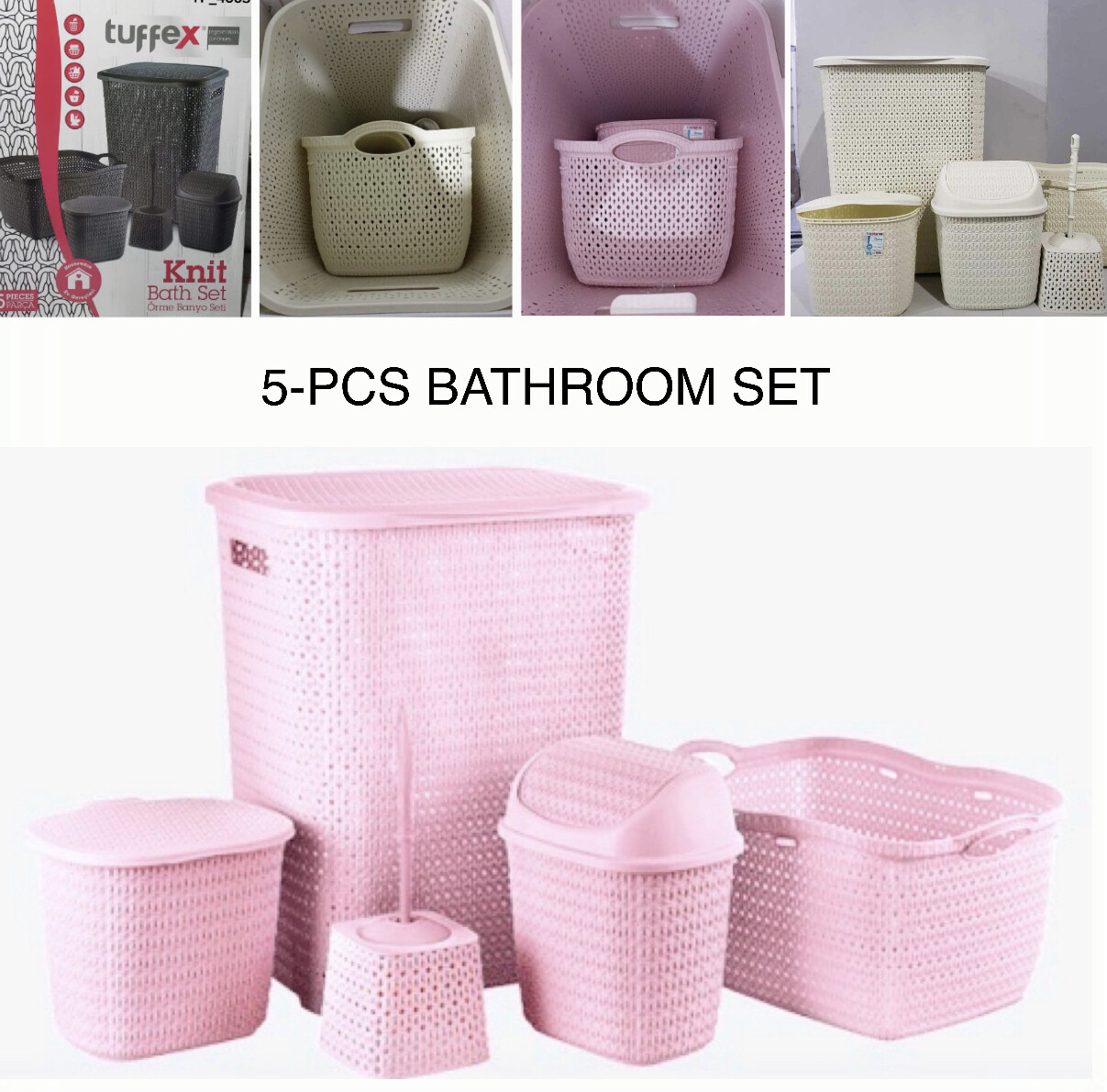 5-Pc Bathroom Set