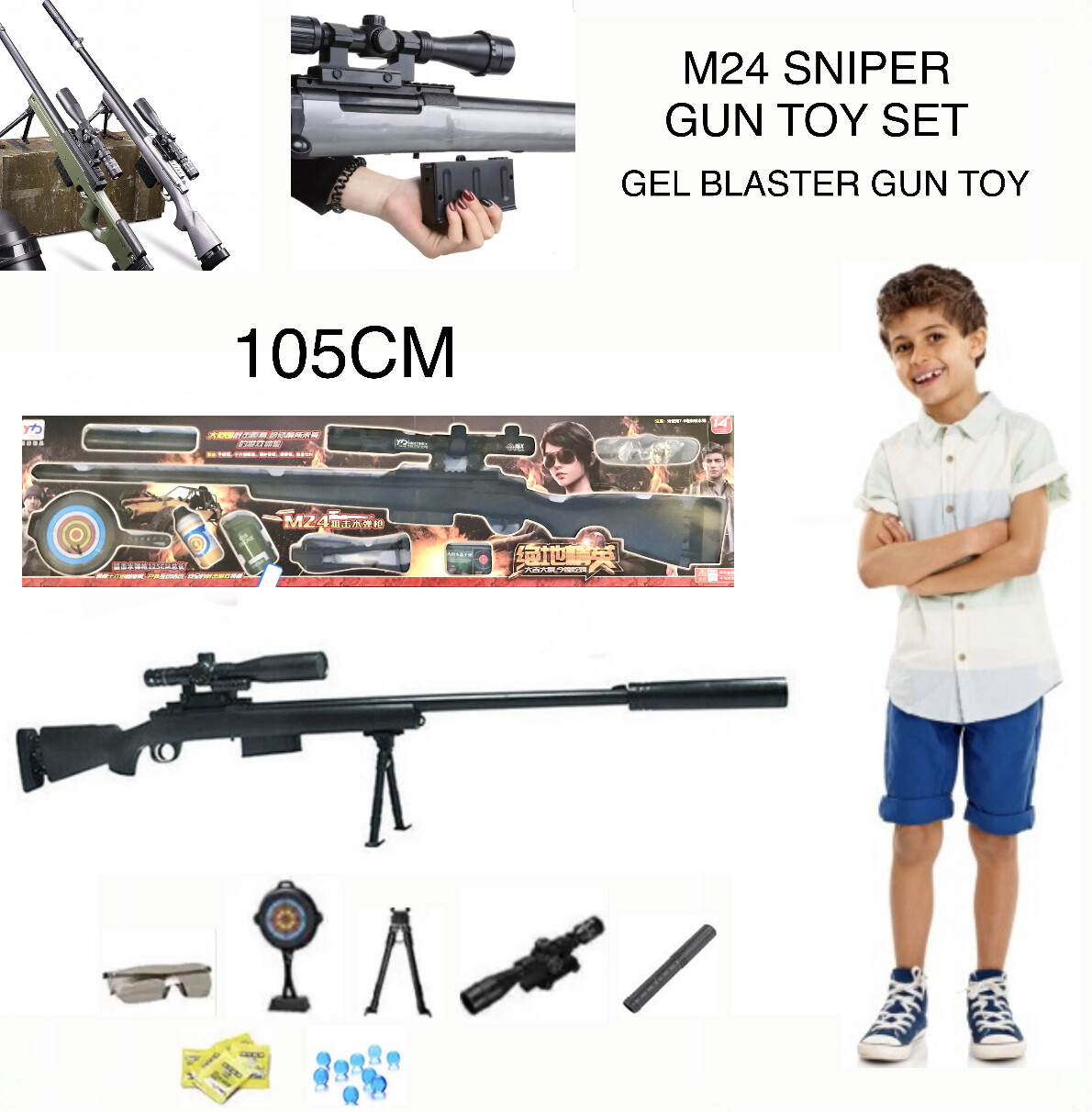 Sniper Gun Toy Set