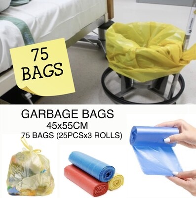 75Pcs Garbage Bags