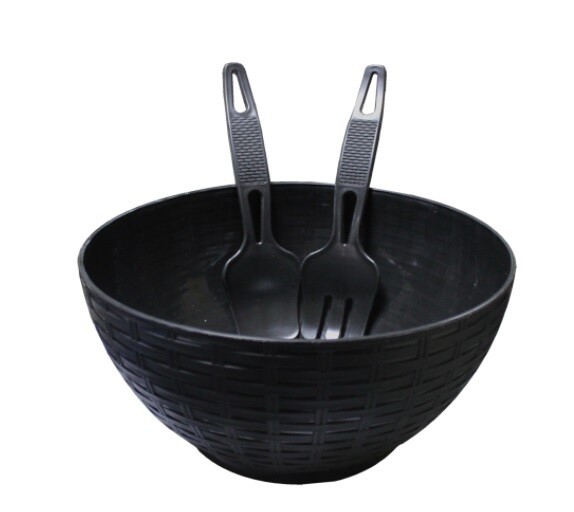 Salad Bowl With Spoon&Fork