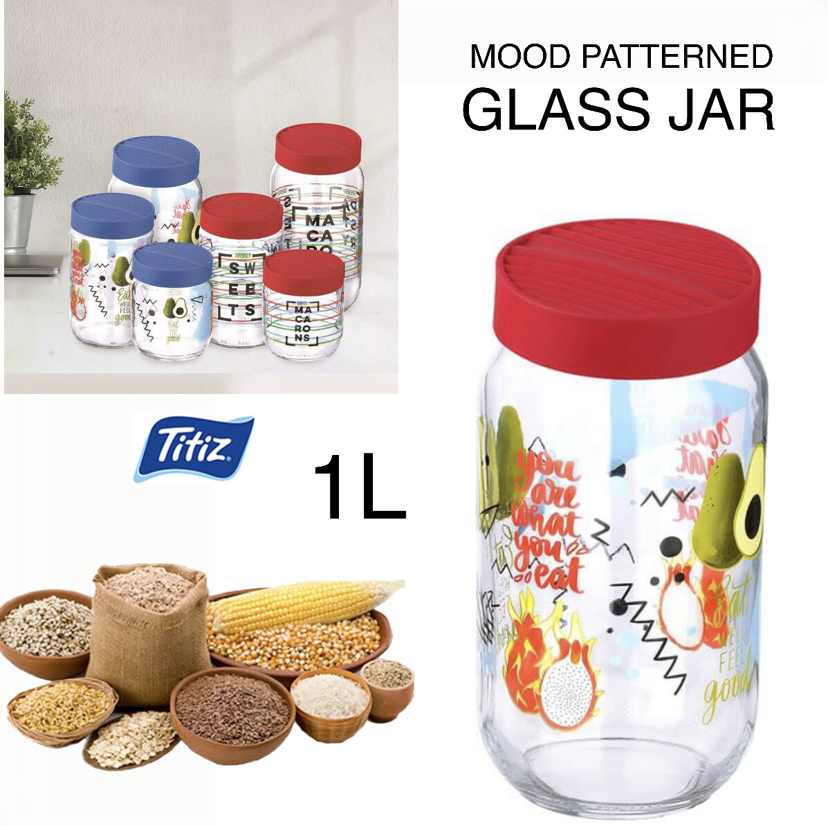 Glass Jar 1000ml