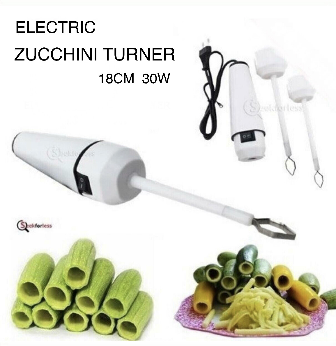 Electric Zucchini Turner
