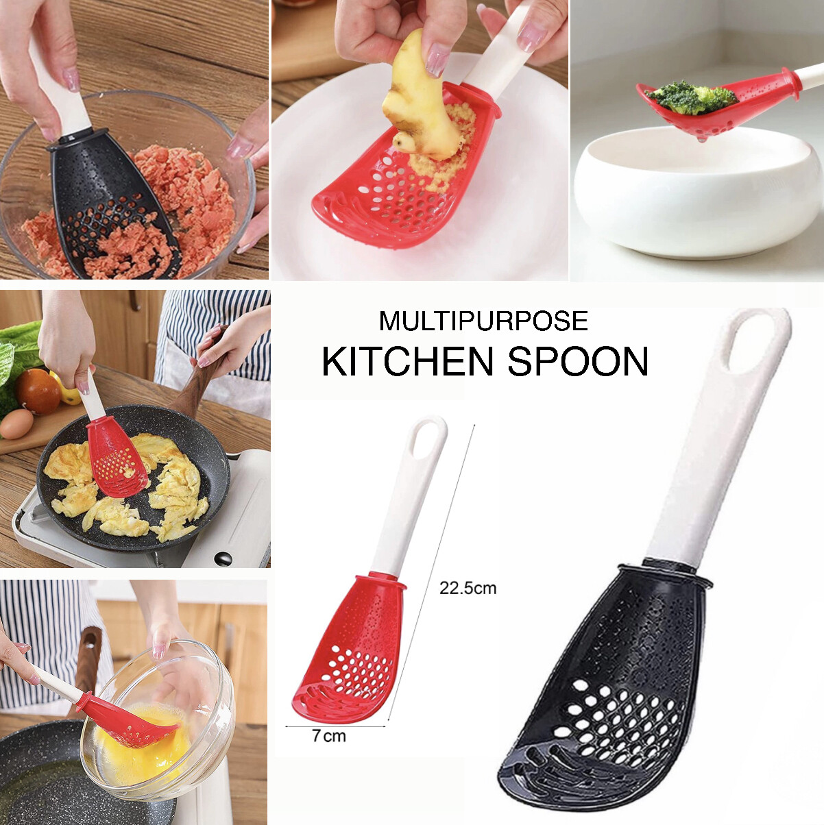 Multi-Purpose Spoon (Red)