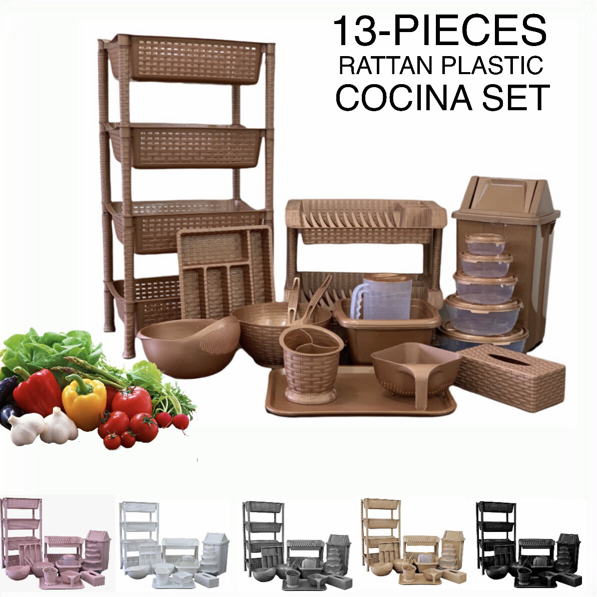 13-Pcs Cocina Set