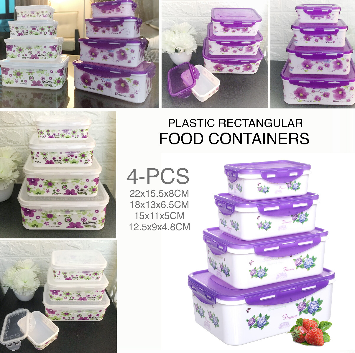 Multicolor Containers Set