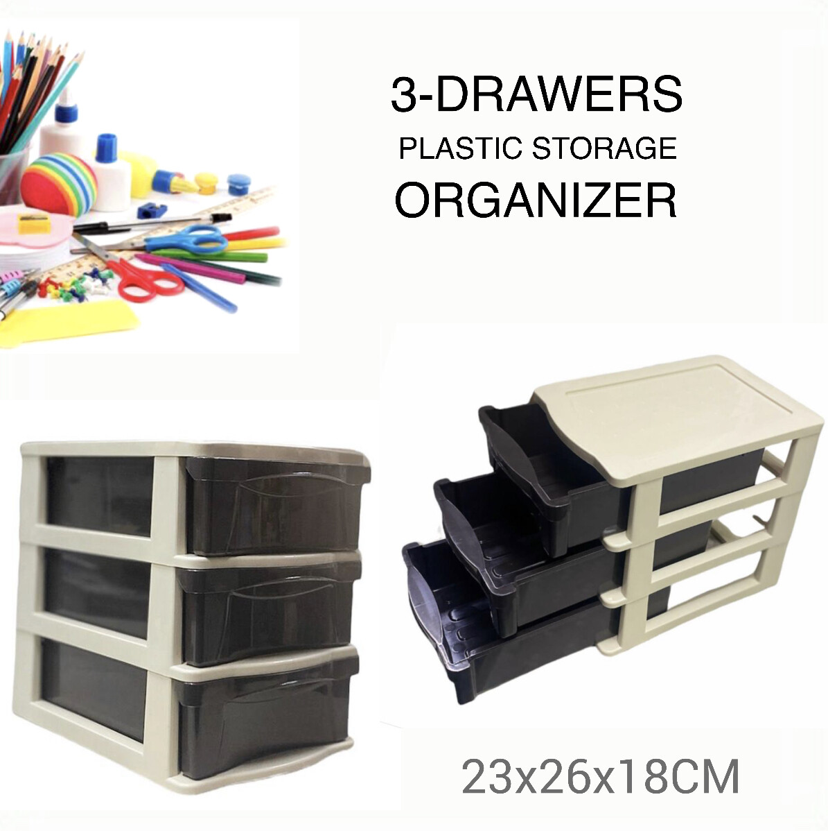 3-Drawer Organizer*