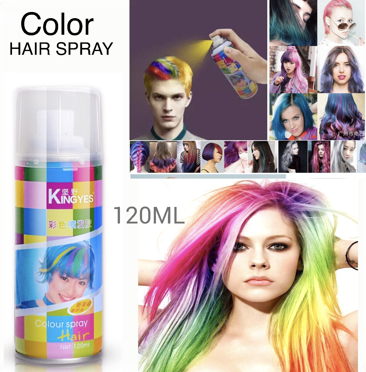 Color Hair Spray
