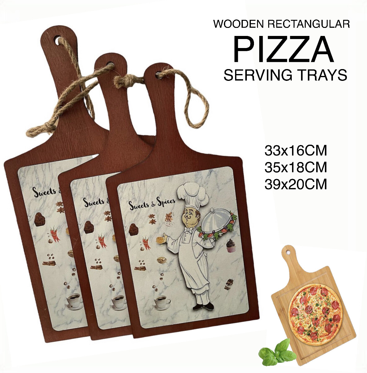 Rectangular Pizza Trays
