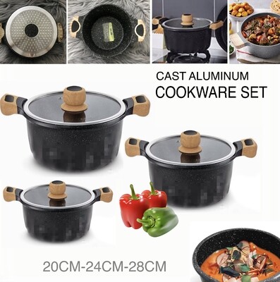 3-Pots Cookware Set