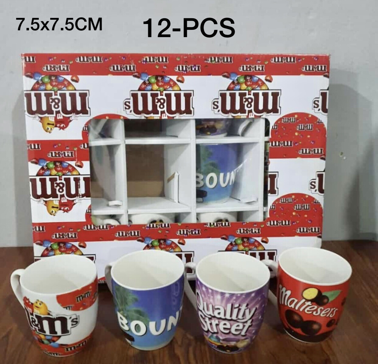 12-Pcs Mugs (Model 1)