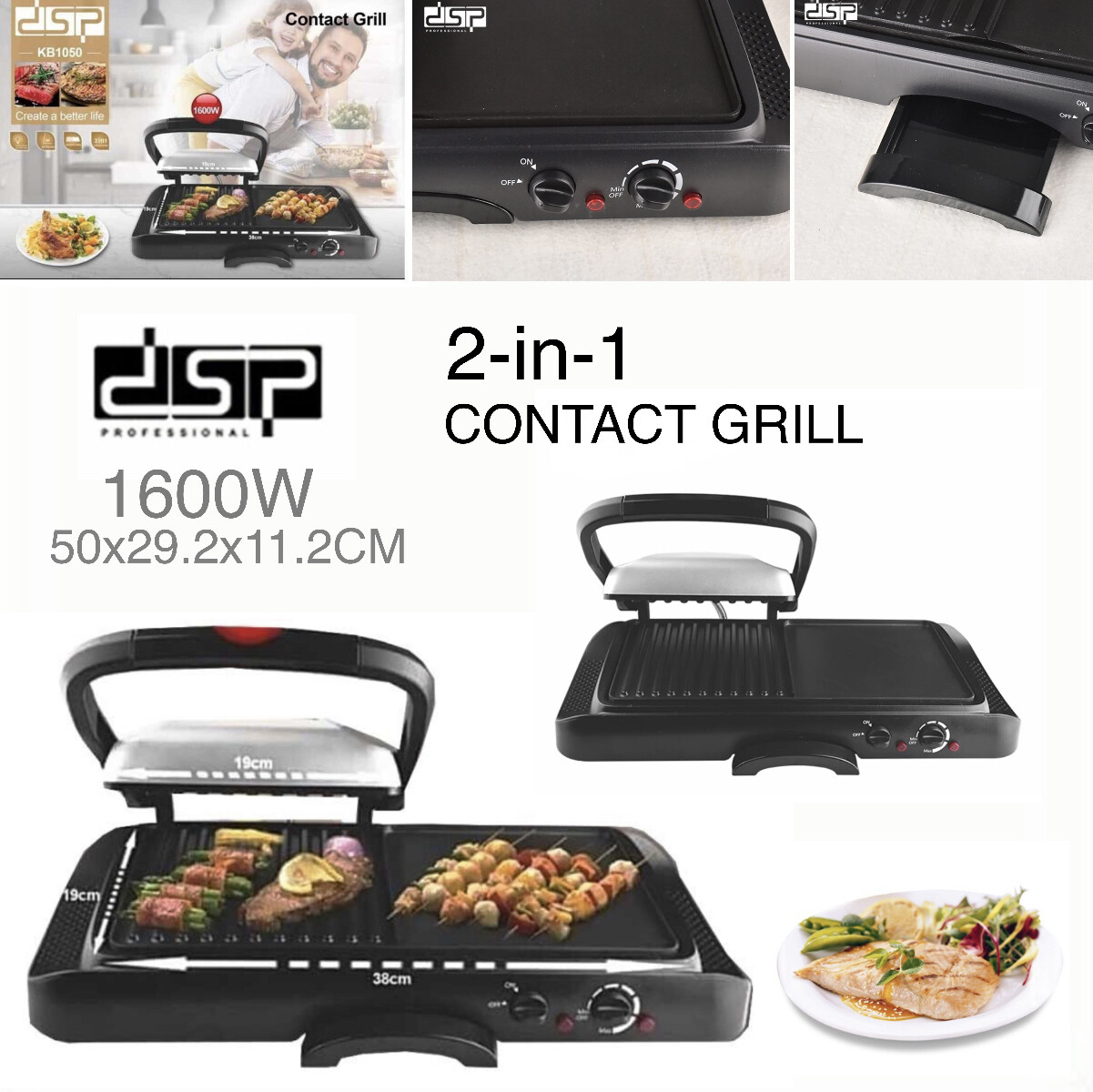 2-in-1 Contact Grill