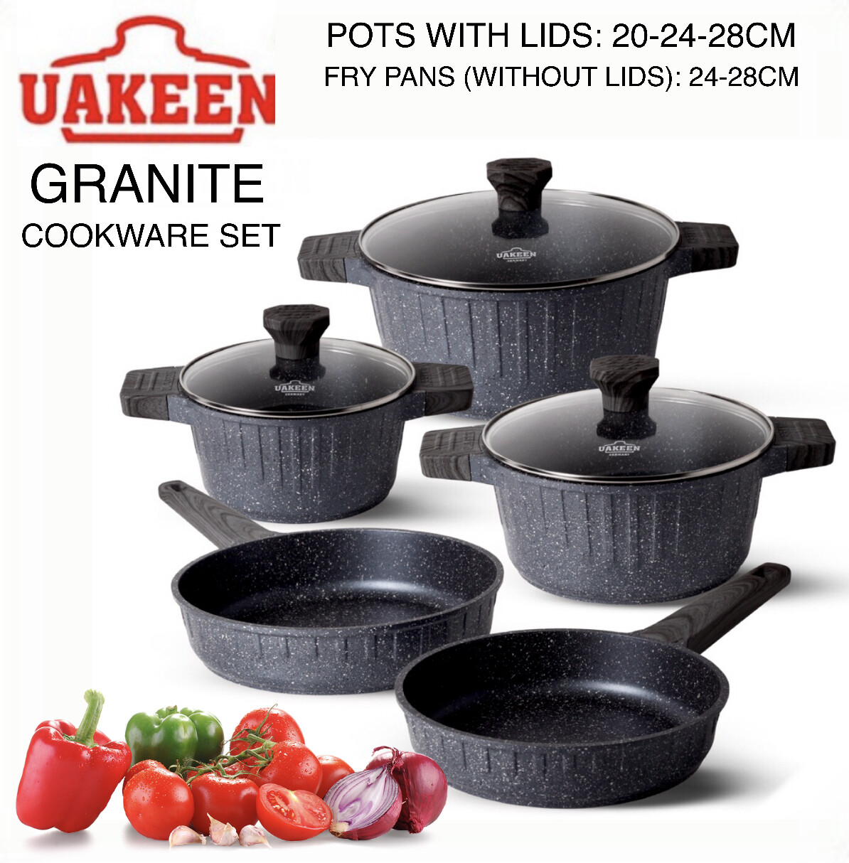 UAKEEN Granite Cookware