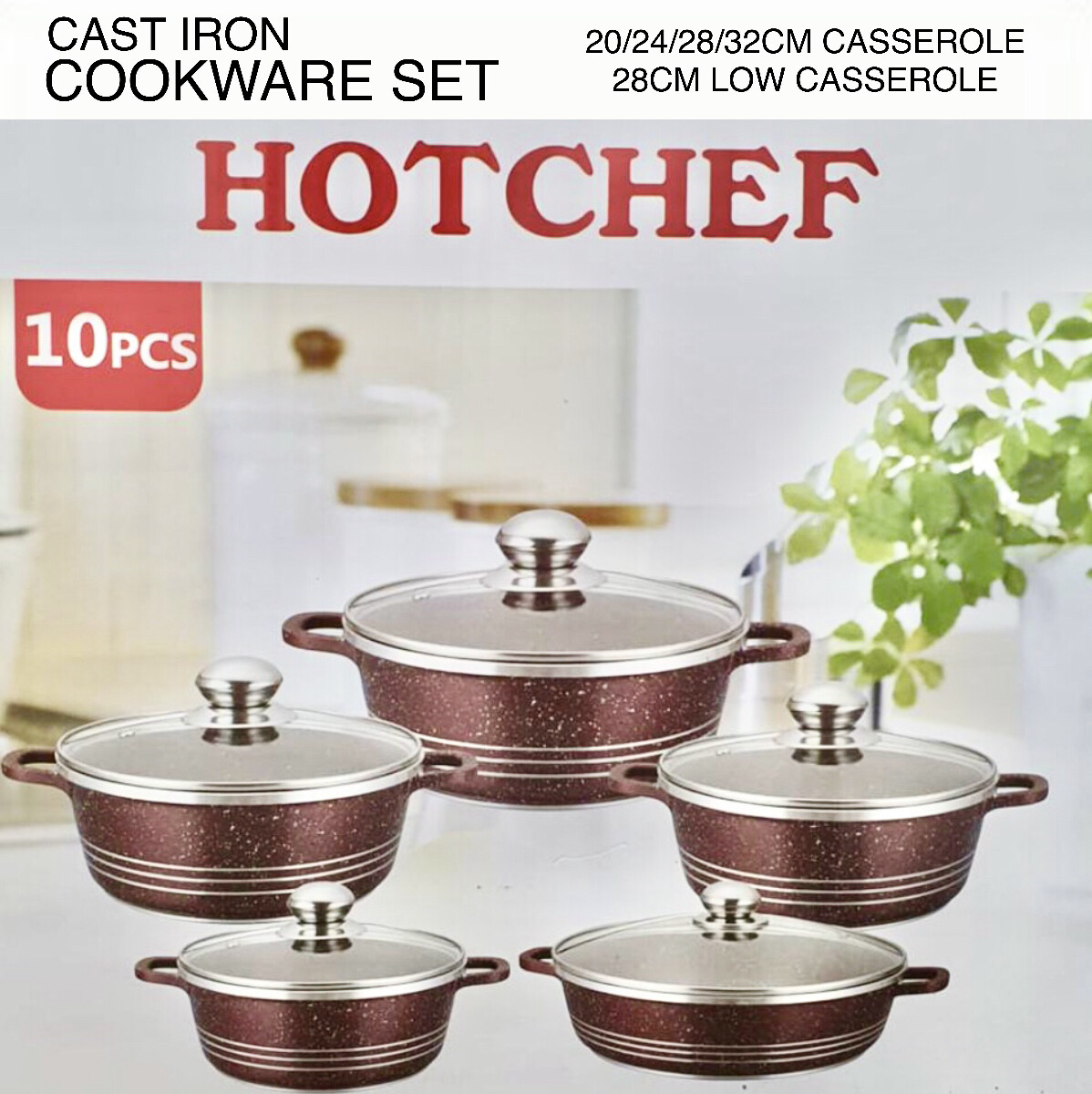 HOT CHEF Cookware Set