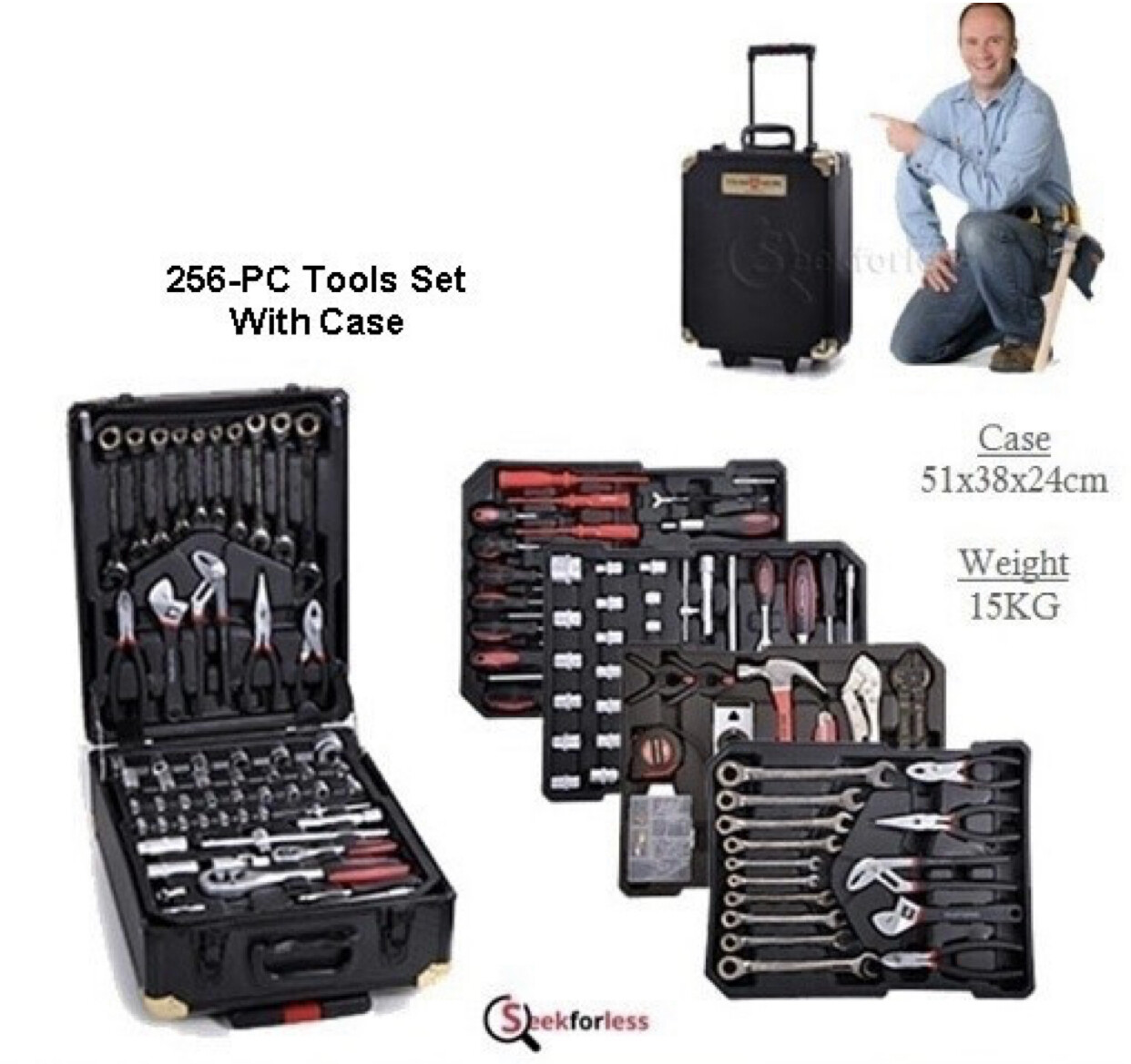​256-PC Tools Set With Case