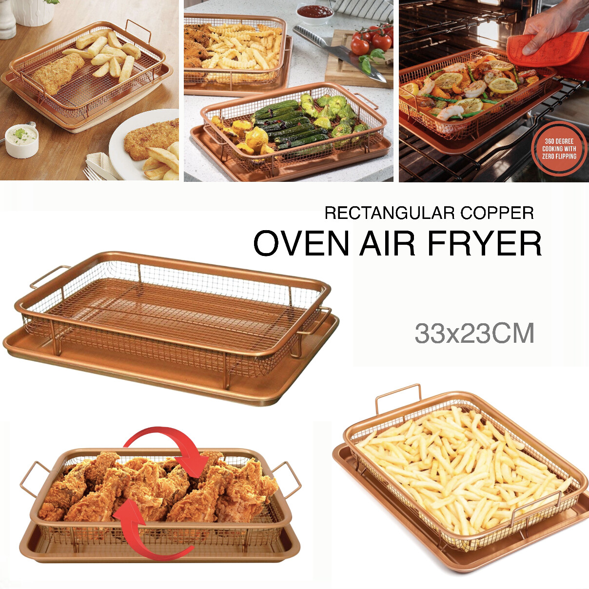 Rectangular Oven Fryer
